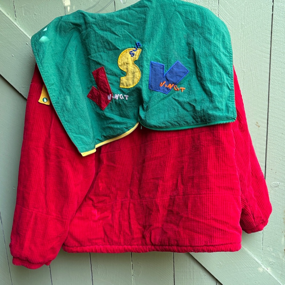Vintage Vingt sur Vingt Reversible Puffer Jacket